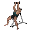Flye - Incline Dumbbell Rotation